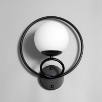 Бра "Сферум" Е27 40Вт черный 28х23х23см Бра "Сферум" Е27 40Вт черный 28х23х23см