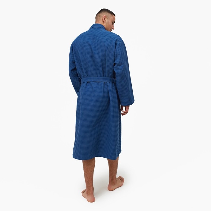 Халат вафельный мужской Putin team, размер L (56) Халат вафельный мужской Putin team, размер L (56)
