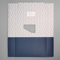 Коробка подарочная под постельное бельё, упаковка, &laquo;Геометрия&raquo;, 47 х 37 х 8.8 см