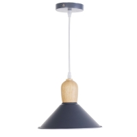 Светильник BayerLux 2034833/1 E27 40Вт серый 22х22х21 см