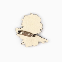 Значки деревянные &laquo;Аниме&raquo; в шоубоксе, 20 шт