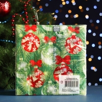 Новый год. Салфетки бумажные "Home Collection Classic" Украшения на новогоднюю ель, 3 слоя, 20 шт Новый год. Салфетки бумажные "Home Collection Classic" Украшения на новогоднюю ель, 3 слоя, 20 шт