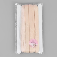 Лента тоннельная, двухстрочная, 10 мм, 10 &plusmn; 0,5 м, цвет бежевый