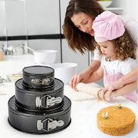 Форма для выпечки Доляна &laquo;Элин. Круг&raquo;, d=20 см, съёмное дно, антипригарное покрытие, цвет чёрный