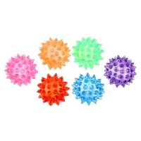 Мяч световой &laquo;Ёжик&raquo;, 3,5 см, цвета МИКС