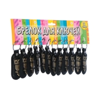 Брелок, кожзам, металл "Филин" 7,5х3,2 см Брелок, кожзам, металл "Филин" 7,5х3,2 см