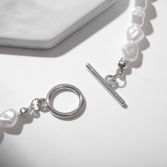 Бусы &laquo;Жемчужный бисер&raquo; шар №6, цвет белый, L=40 см