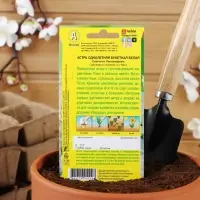 Семена цветов Астра "Букетная" белая, О, 0,2 г