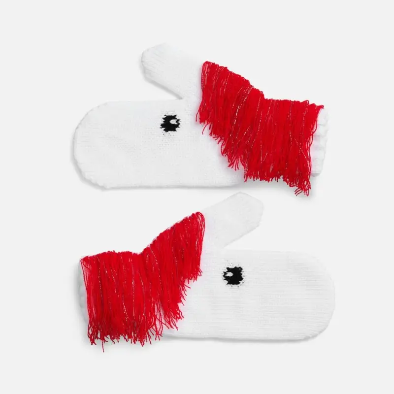 Варежки &laquo;Игогошки&raquo;, с красной гривой