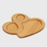 Менажница &laquo;Бесконечная любовь&raquo;, берёза, в подарочной коробке, в подарок набор шпажек