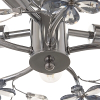 Люстра "Цветы" 5х40Вт Е27 хром 50х50х18см Люстра "Цветы" 5х40Вт Е27 хром 50х50х18см