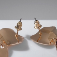 Серьги металл &laquo;Атмосфера&raquo; кувшинка, цвет золото