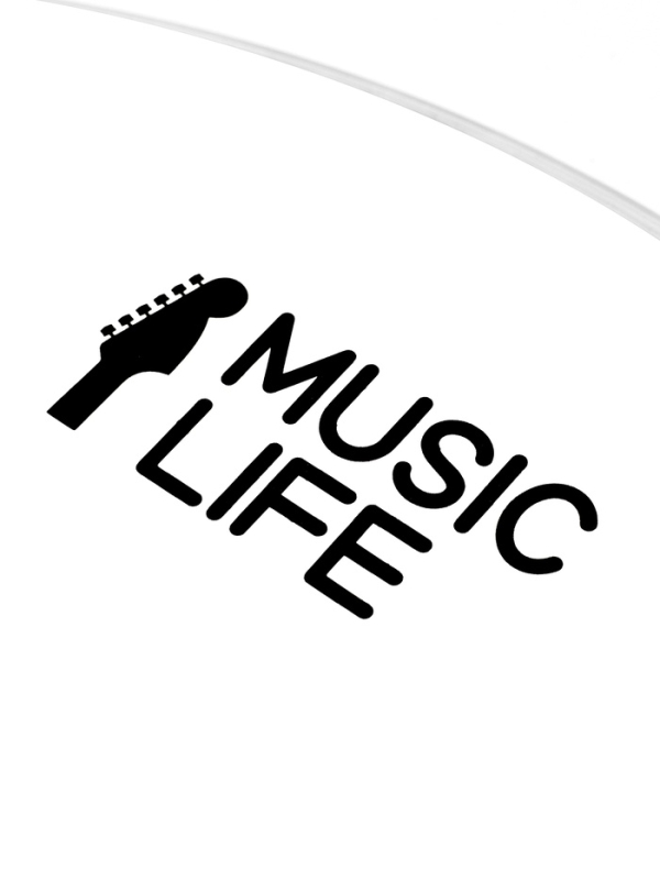 Пластик для барабана Music Life 14 дюймов, белый Пластик для барабана Music Life 14 дюймов, белый