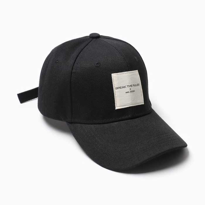 Бейсболка MIST Бейсболка MIST "Break the rules", цвет черный, размер 56-58
