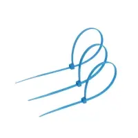 Хомут нейлоновый для стяжки, ТУНДРА, 3.6&times;200 мм, синий, 25 шт.