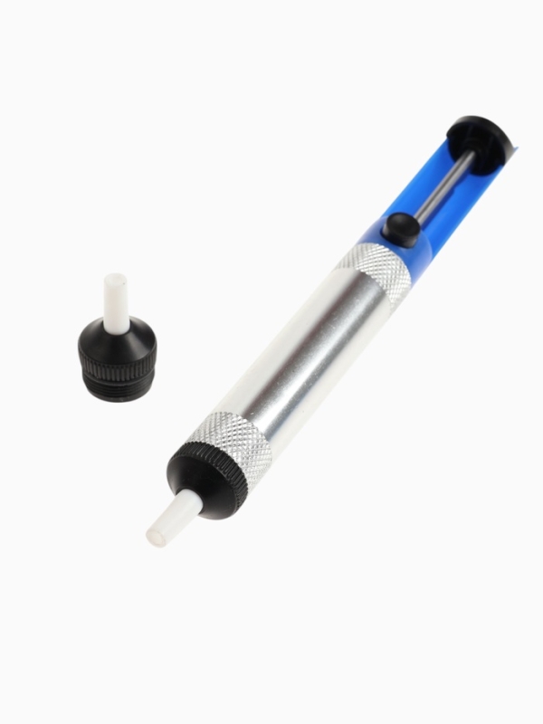 Паяльный набор ТУНДРА, паяльник 40 Вт, оловоотсос, подставка, припой, 4 предмета