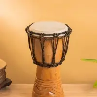 Сувенирный музыкальный инструмент "Барабан Джембе" махагон, 25 см