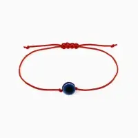 Браслет-оберег &laquo;Красная нить&raquo; глазик крупный, цвет синий, d=5,5 см