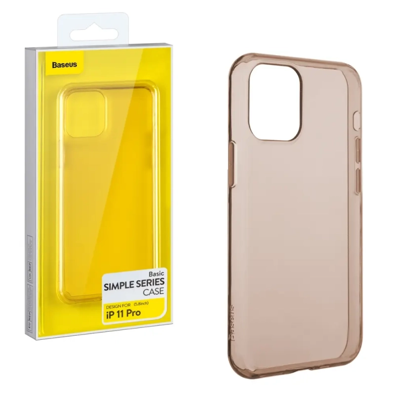 Чехол iPh 11 Pro Simple Series Baseus Gold
