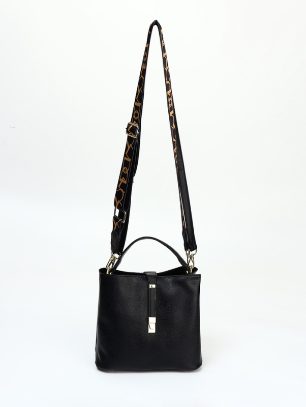 Сумка женская тоут на молнии, цвет чёрный Сумка женская тоут на молнии, цвет чёрный