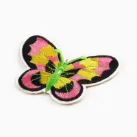 Термоаппликация &laquo;Бабочка&raquo;, 6&times;7.5 см, разноцветная