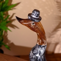 Сувенир "Утка в тёмном" дерево 45 см