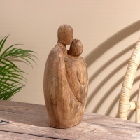 Абстракция "Семья" манговое дерево 16х7х26 см