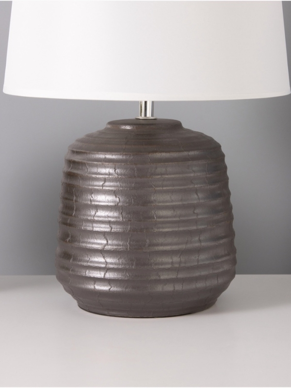 Настольная лампа "Жосефина" 1х15Вт Е14 серебро 25х25х36см