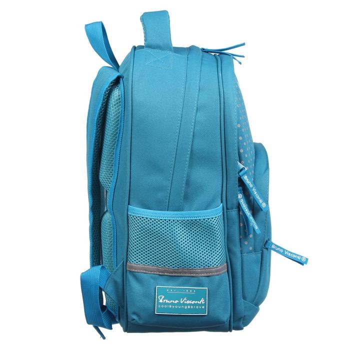 Рюкзак школьный Bruno Visconti "Ёжик", 40 х 30 х 19 см, эргономичная спинка, пенал в подарок