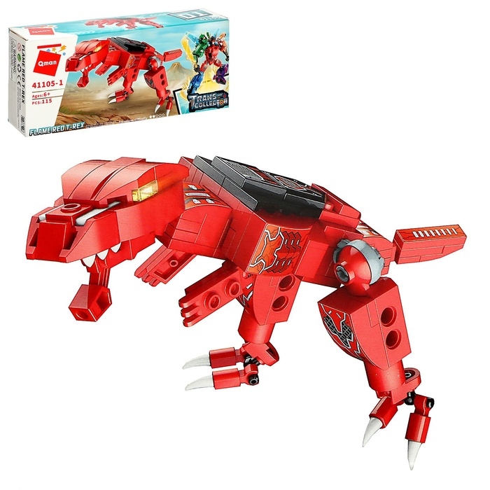 Конструктор Динобот Конструктор Динобот "Вождь Тиранозавр", 115 деталей