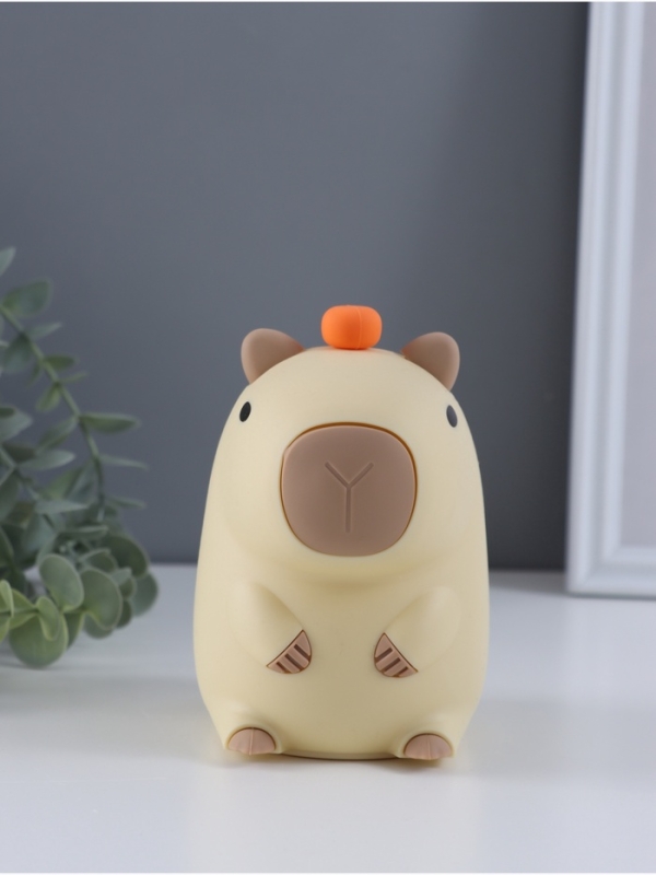 Ночник антистресс "Капибара" 2Вт LED RGB USB 9х9х13см