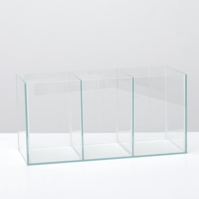 Отсадник трехсекционный 10 литров, 34 х 15 х 20 см