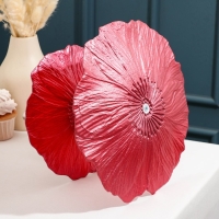 Блюдо 2-х ярусное «Маки», d=21/28 см, цвет красный Блюдо 2-х ярусное «Маки», d=21/28 см, цвет красный