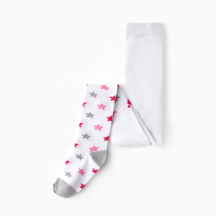 Колготки детские KAFTAN «Звёзды» 104-110 см, цвет белый Колготки детские KAFTAN «Звёзды» 104-110 см, цвет белый