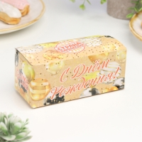 Свеча для торта музыкальная "Тюльпан", красная, 12&times;5 см