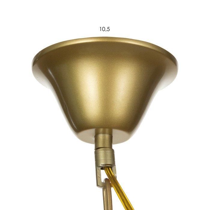 Люстра 1091/3GD 40Вт Е27 золото 60х60х38-78 см