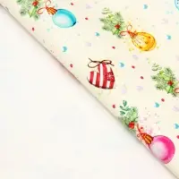 Бумага упаковочная новогодняя глянцевая &laquo;Шарики&raquo;, 50&times;70 см