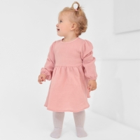 Платье с воротничком Крошка Я Муслин, 80-86, пудровый Платье с воротничком Крошка Я Муслин, 80-86, пудровый