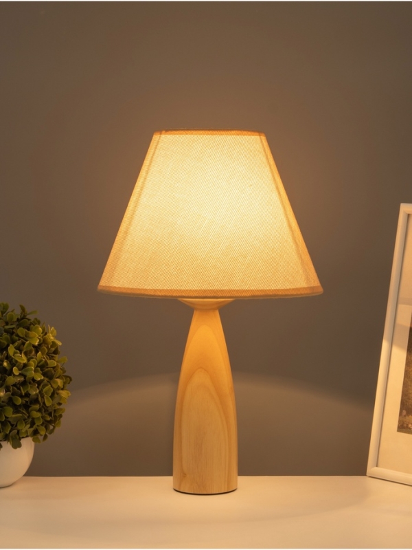 Лампа настольная BayerLux ЭКО "Тон" 1х40Вт Е27 коричневый 24х24х41,5см