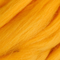 Шерсть для валяния 100% полутонкая шерсть 50 гр (104, желтый) Шерсть для валяния 100% полутонкая шерсть 50 гр (104, желтый)