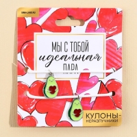 Кулоны неразлучники &laquo;Мы с тобой идеальная пара&raquo;, длина 50 см
