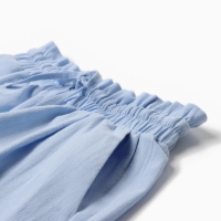 Комплект (Блузка и шорты) для девочки MINAKU цвет голубой, рост 140 см Комплект (Блузка и шорты) для девочки MINAKU цвет голубой, рост 140 см