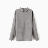 Рубашка мужская с длинным рукавом MIST р.52, серый