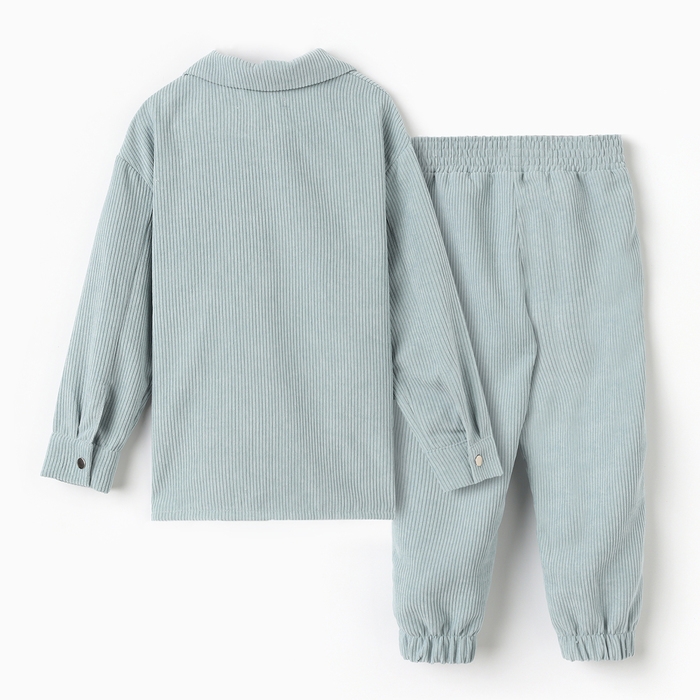 Костюм детский KAFTAN "Velvet", р. 30 (98-104), голубой