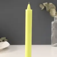 Ароматическая свеча парафиновая хозяйственная, 2.4&times;21 см, 80 г, жасмин