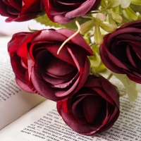 Букет "Роза бакарди галант" 27 см, микс