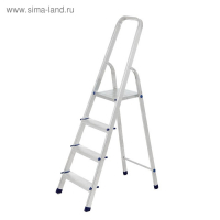 Стремянка ТУНДРА, алюминиевая, 4 ступени, 820 мм Стремянка ТУНДРА, алюминиевая, 4 ступени, 820 мм