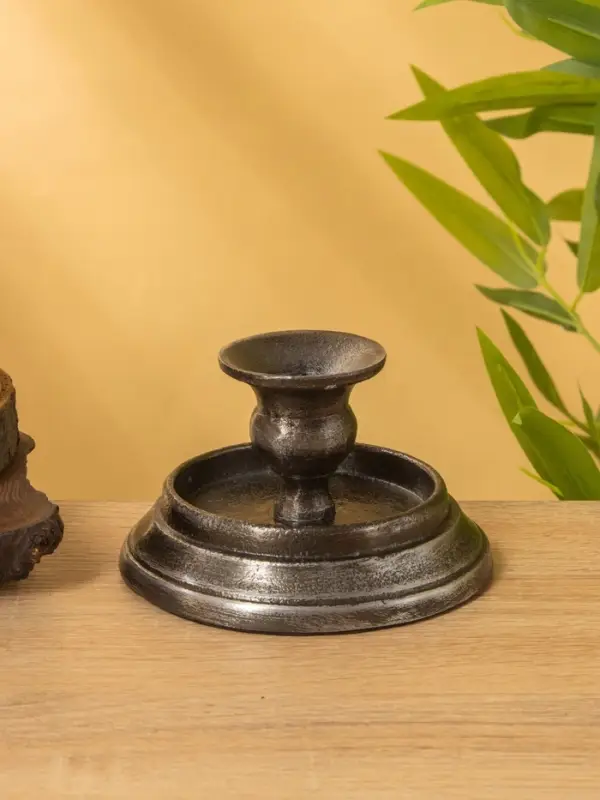 Подсвечник "Ретро серия Йорк" алюминий 12х12х7 см