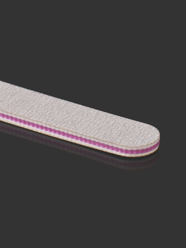 Пилка для ногтей &laquo;Premium&raquo;, прямая, 100/180 грит, 18 см, серая