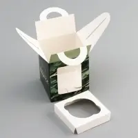 Коробка для 1 капкейка,&laquo;Камуфляж&raquo;, 9.2&times;9.2&times;11.1 см